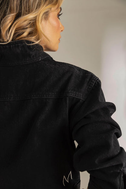 VESTIDO/ COAT ETOILE BLACK