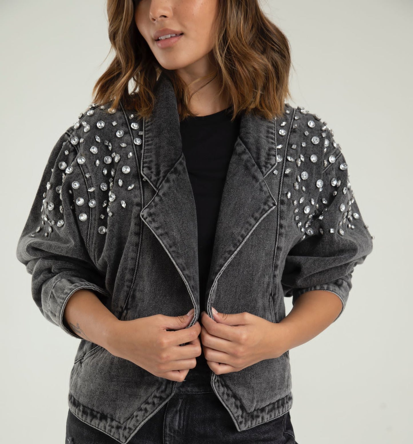 CHAQUETA SHINE BLACK